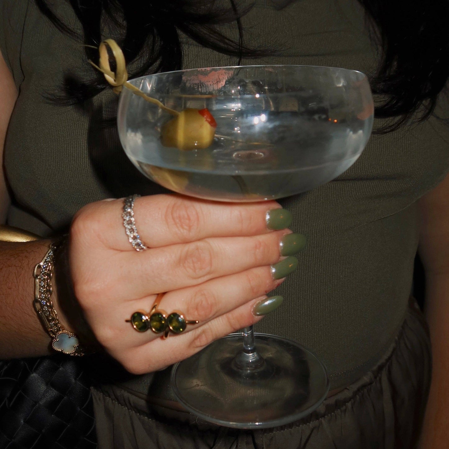 Extra Olives Martini Ring: 6