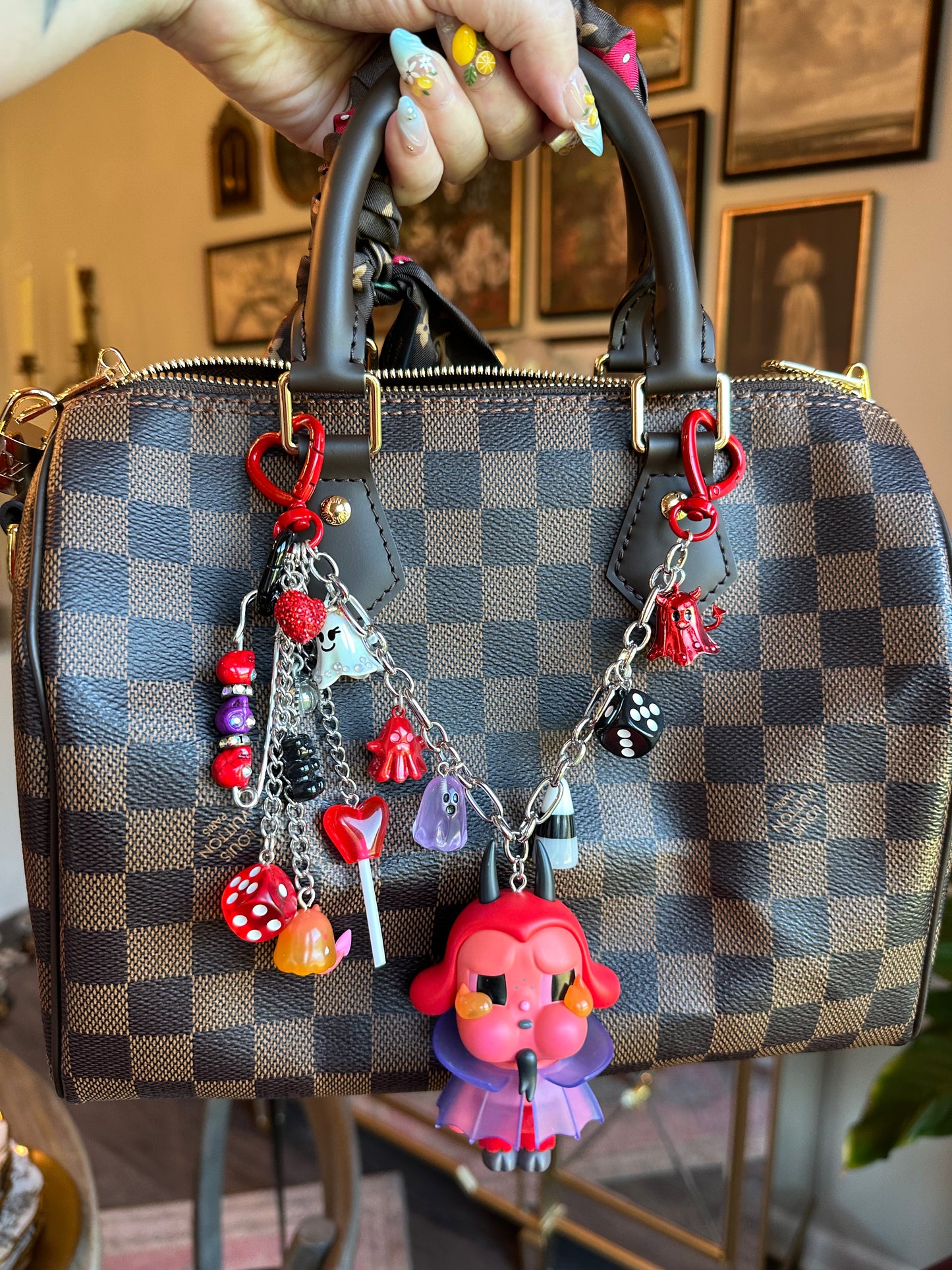 Monster Tears (Burn Baby Burn) Bag Chain and Charm Combo