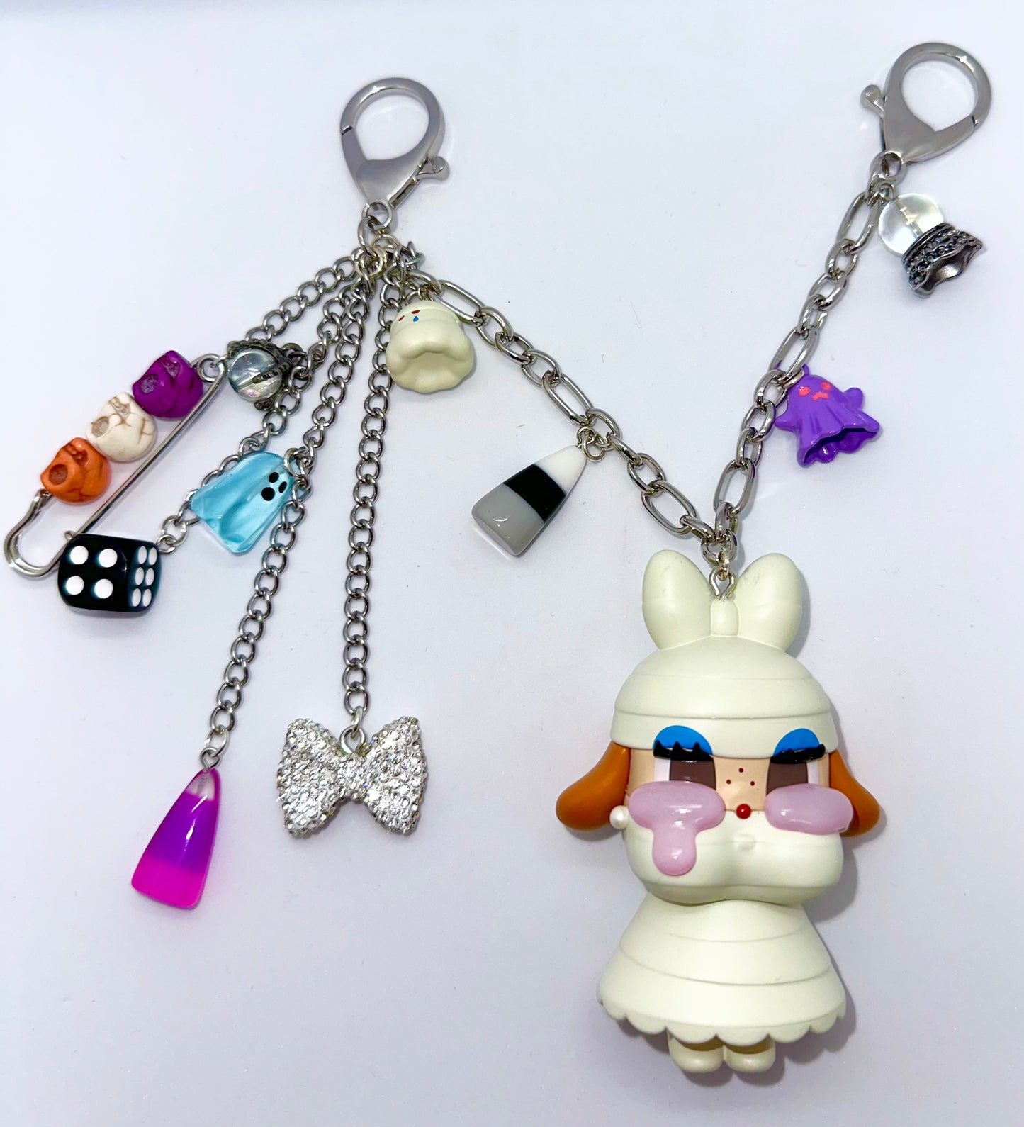 Monster Tears (Lady Mummy) Bag Chain and Charm Combo