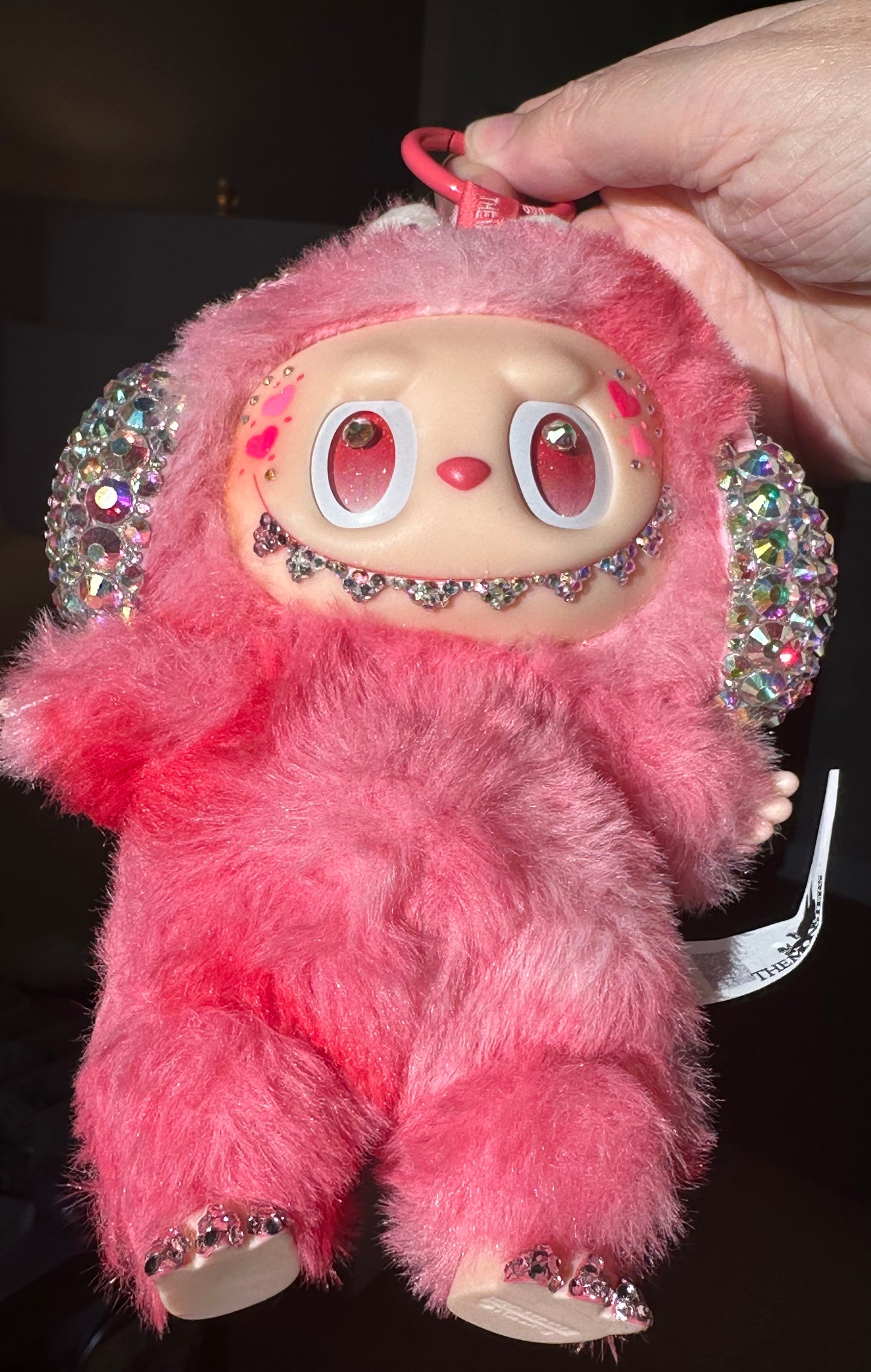 Custom Crystal “Love” Labubu
