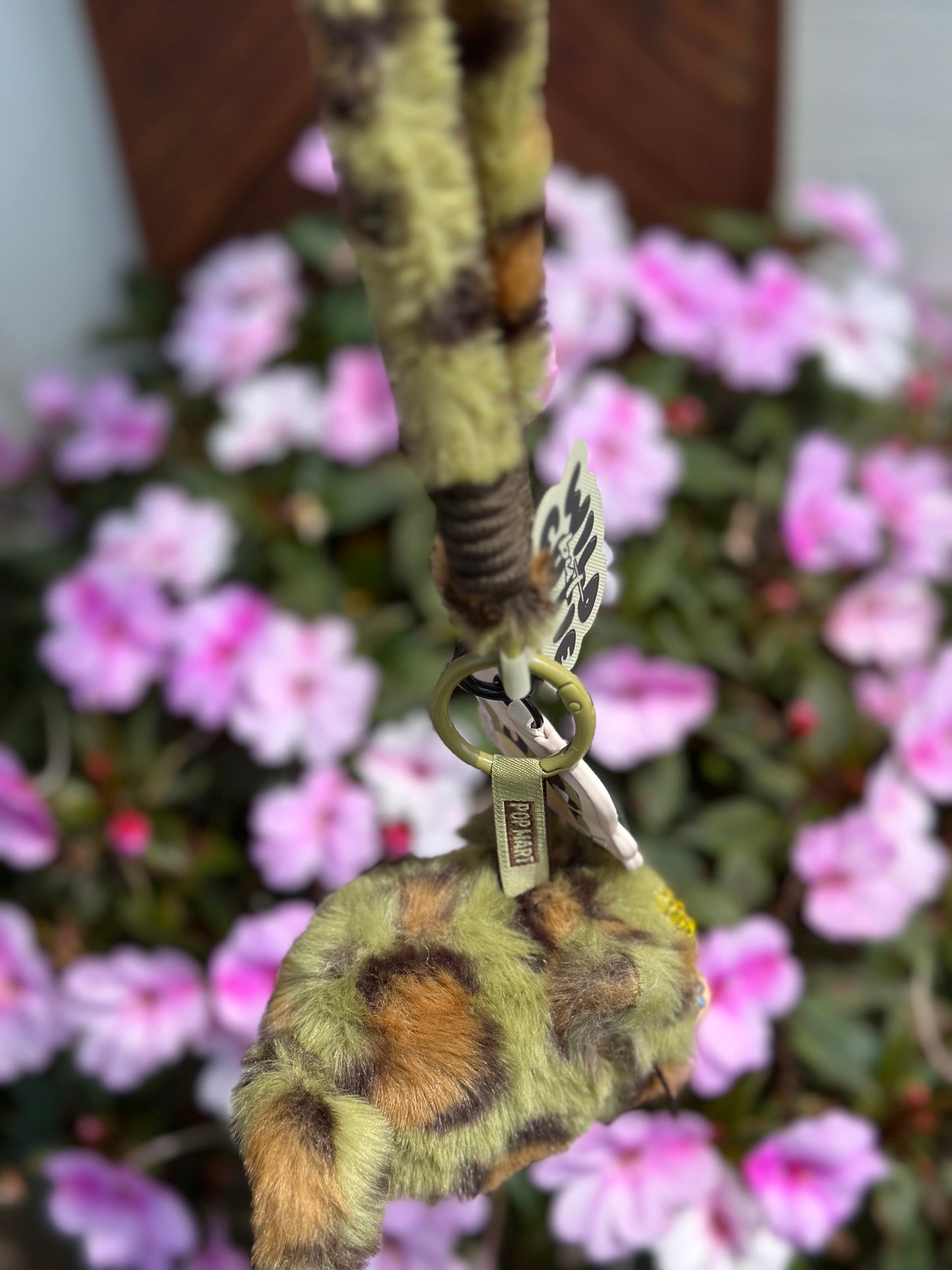 Rhinestoned “Wild but Cutie” Camo Cutie charm with phone charm