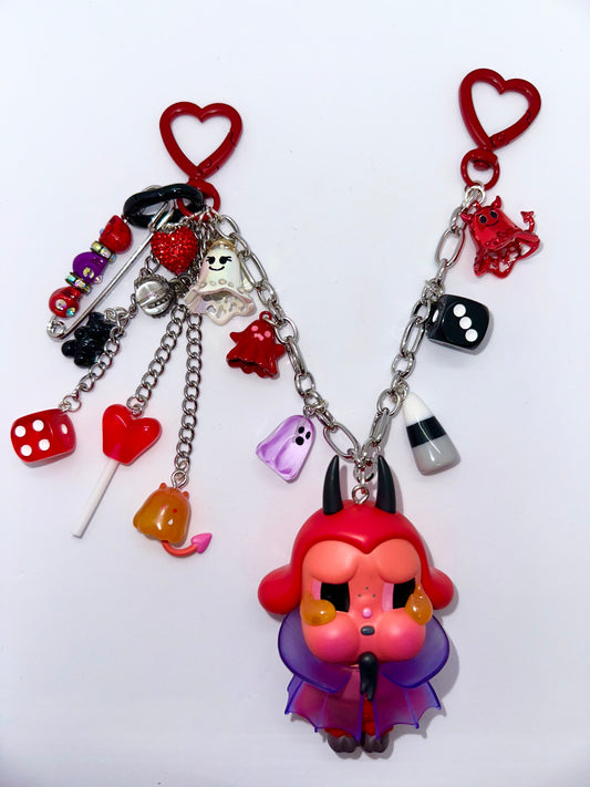 Monster Tears (Burn Baby Burn) Bag Chain and Charm Combo