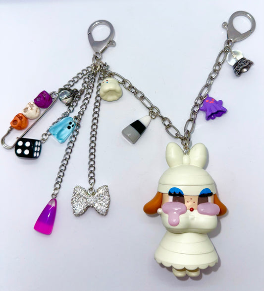 Monster Tears (Lady Mummy) Bag Chain and Charm Combo