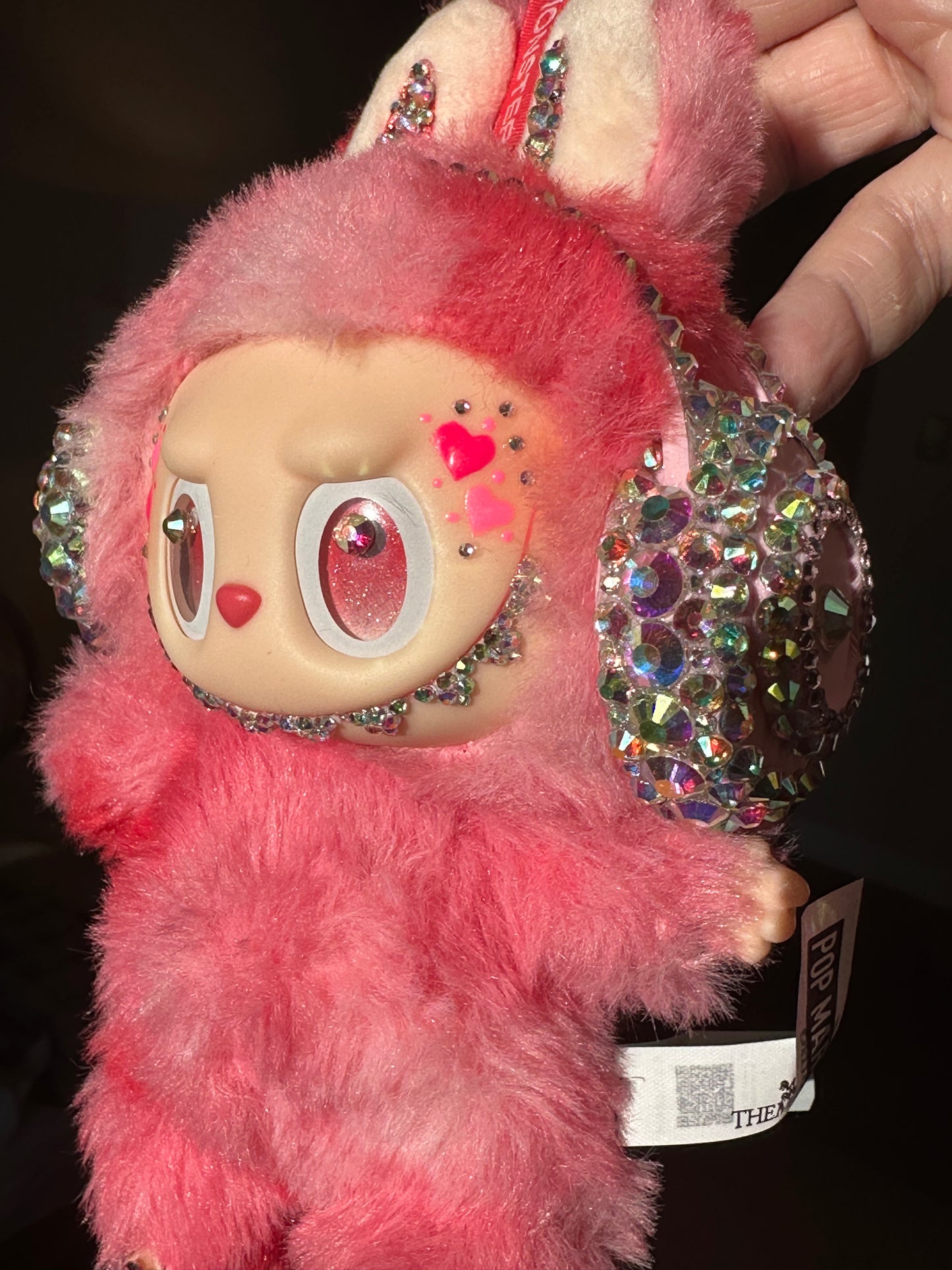 Custom Crystal “Love” Labubu