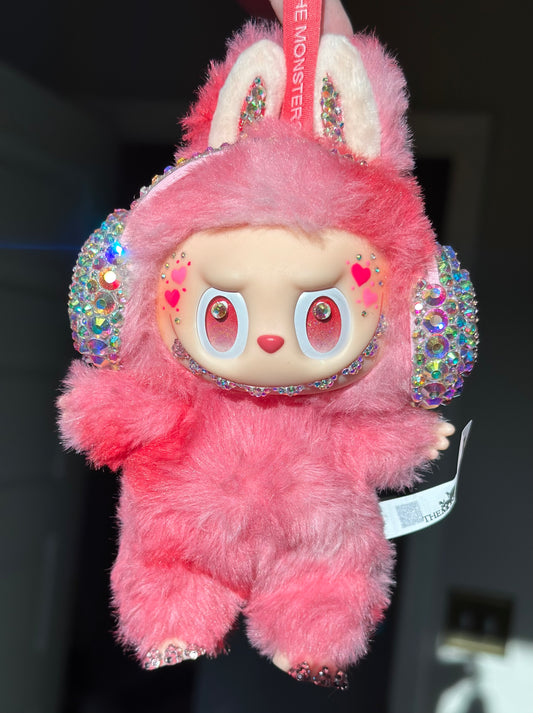 Custom Crystal “Love” Labubu