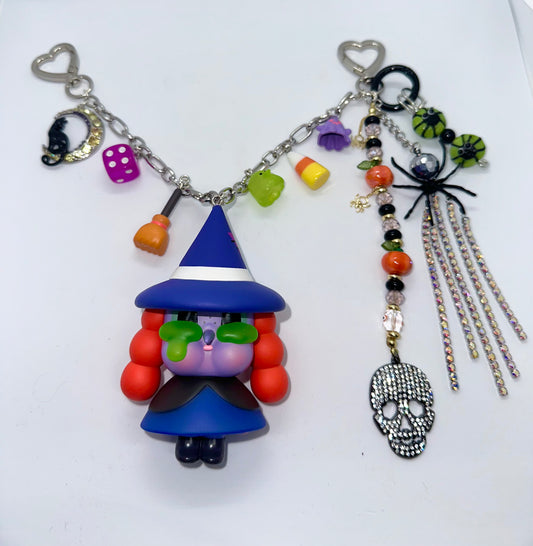 Popmart Monster Tears (Witch Wish) Bag Chain and Charm Combo