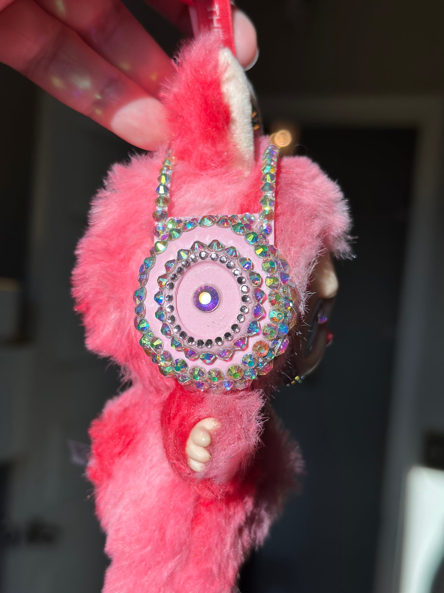 Custom Crystal “Love” Labubu