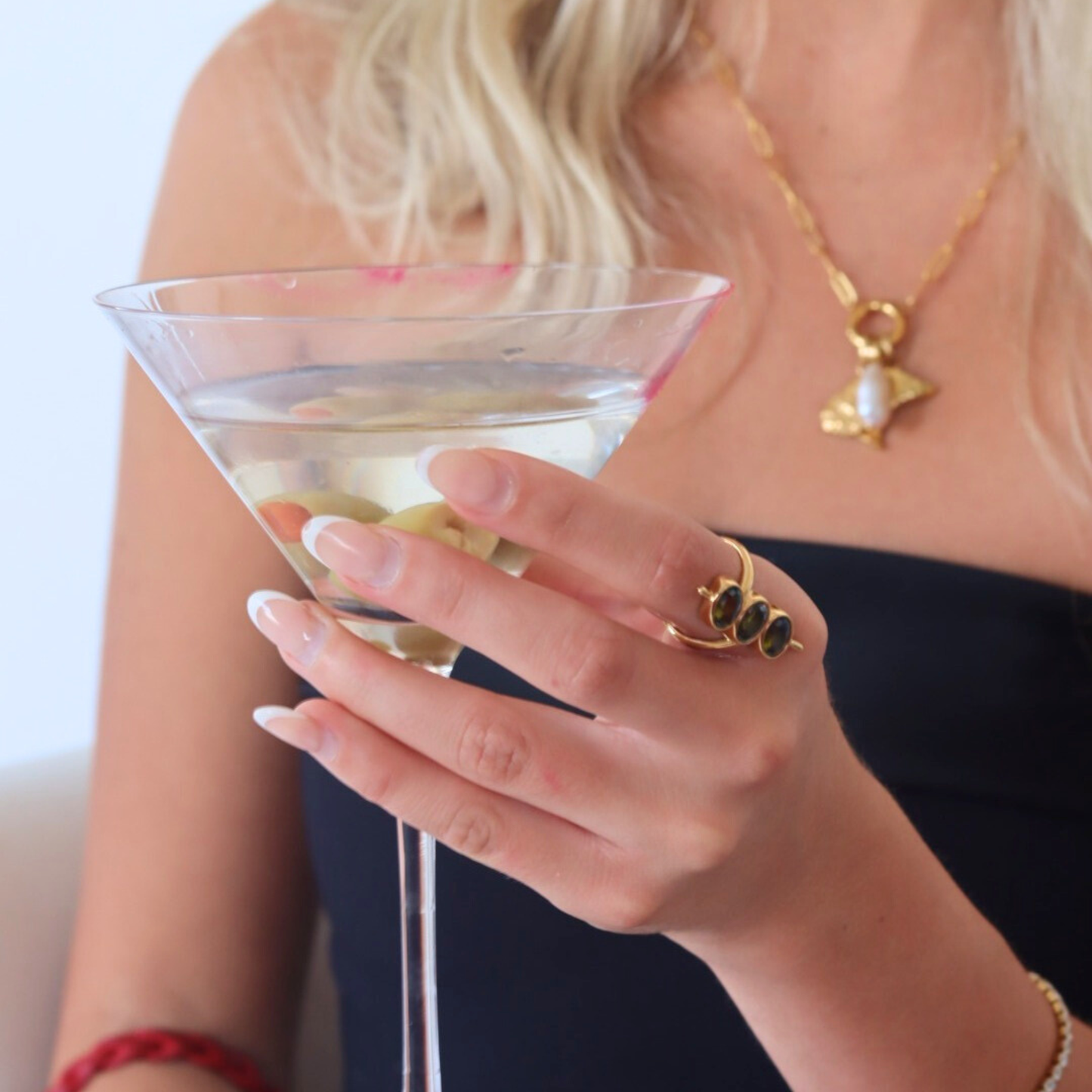 Extra Olives Martini Ring: 6
