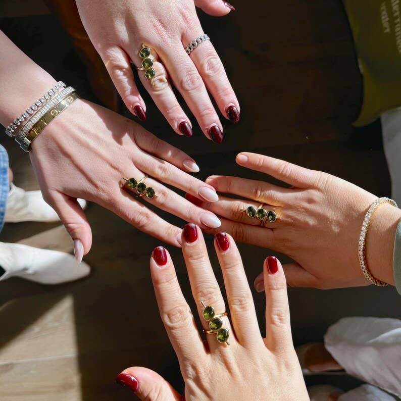 Extra Olives Martini Ring: 6